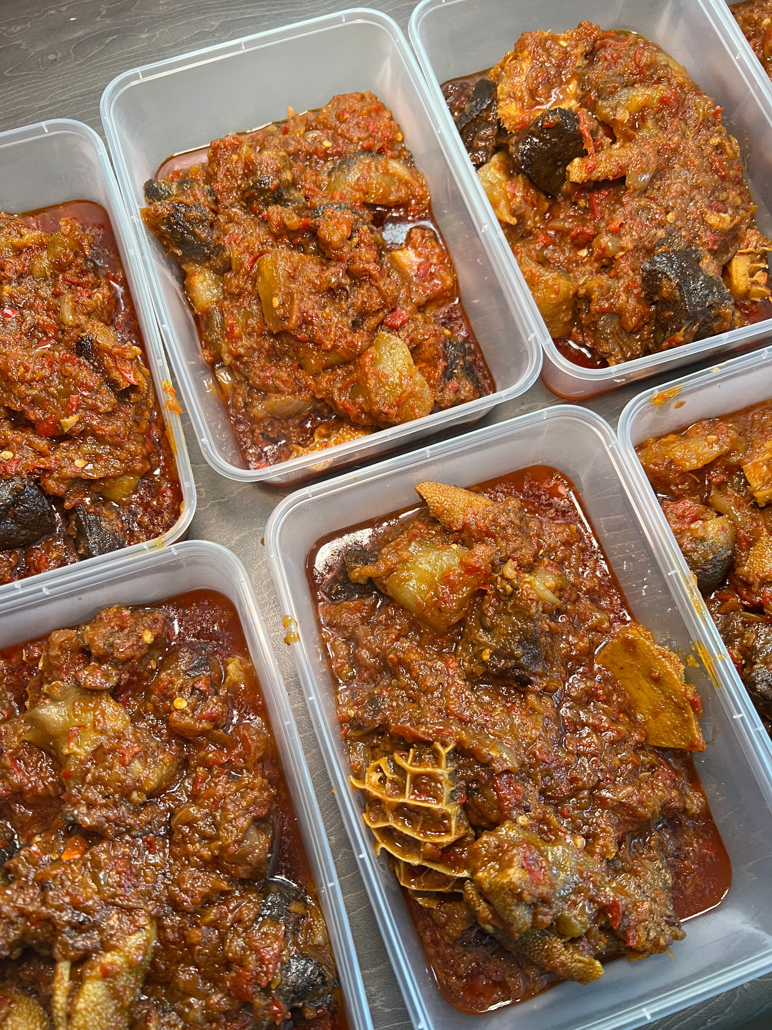 Red Oil Pepper Stew (Ofada Stew)
