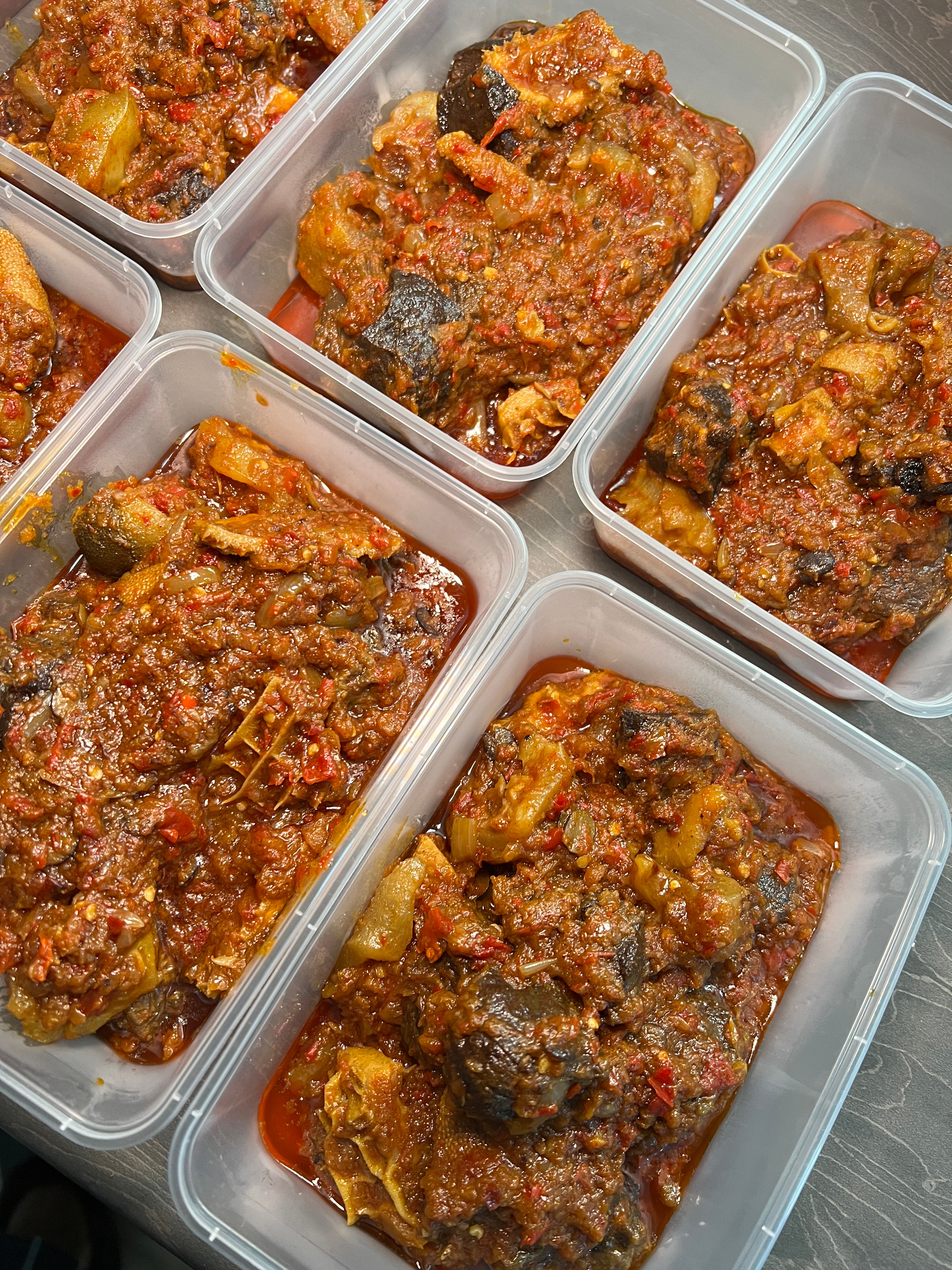 Red Oil Pepper Stew (Ofada Stew)